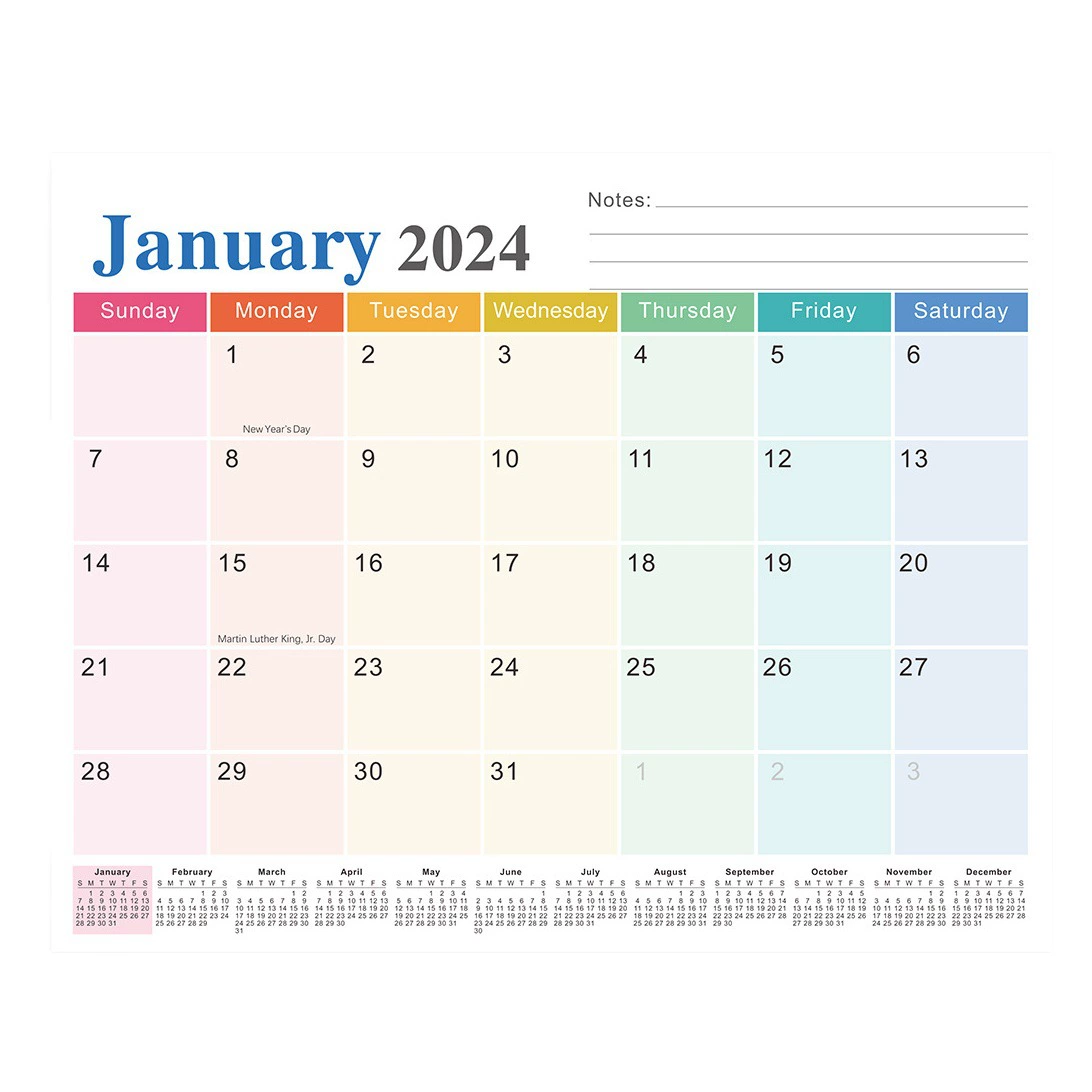 Календарь Amazon Creative Calendar 26-27, английское издание, 18-месячный магнитный календарь-планер на холодильник