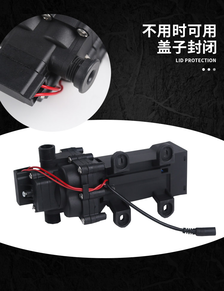 Portable car washer, multi-functional outdoor 12V car cigarette lighter adapter, high-flow low-pressure car washing machine
