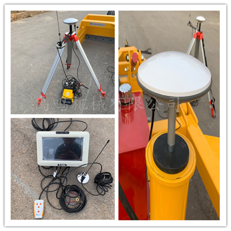 卫星定位覆盖面广土地平整机拖拉机牵引式激光平地机 可加伸缩铲