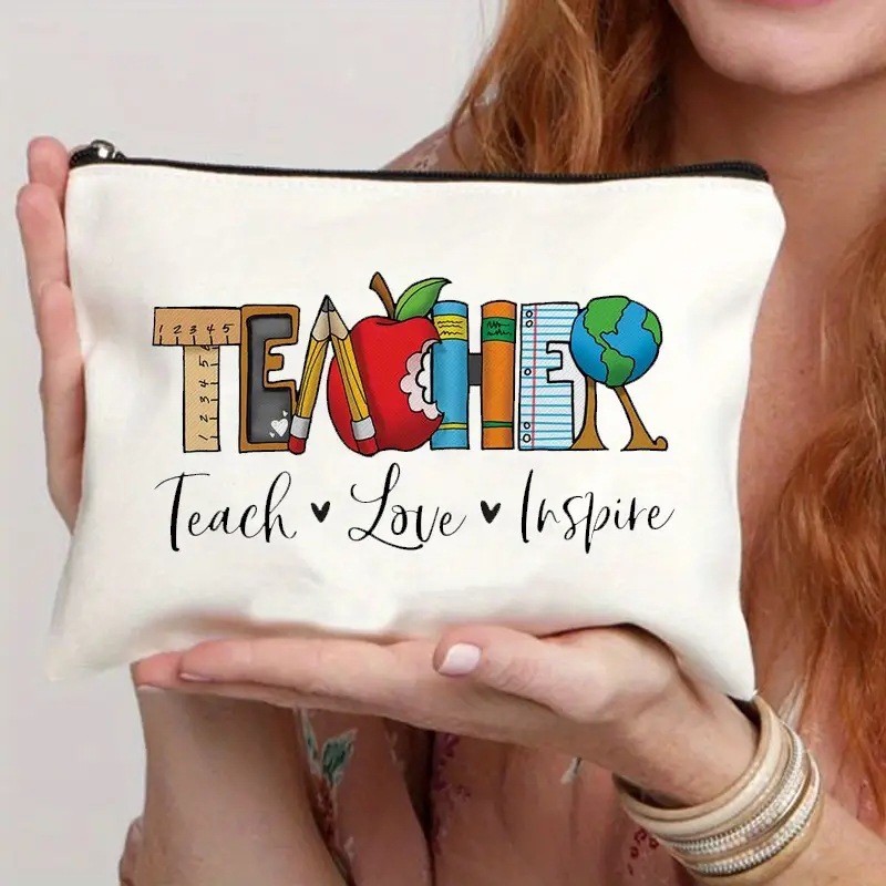 Día del maestro transfronterizo estudiantes maestros maquillaje de pintura al óleo día del maestro maestros maquillaje de pintura al óleo Amazon venta caliente bolsa