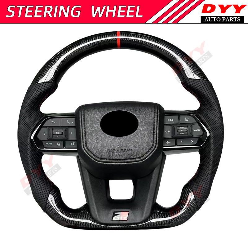 Suitable for Nx/Rx/Lx570/Gx460 Upgrade Lc Modified Gr Carbon Fiber Steering Wheel Real Carbon Steering Wheel Old to New
