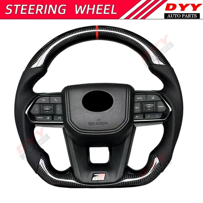 Suitable for Nx/Rx/Lx570/Gx460 Upgrade Lc Modified Gr Carbon Fiber Steering Wheel Real Carbon Steering Wheel Old to New