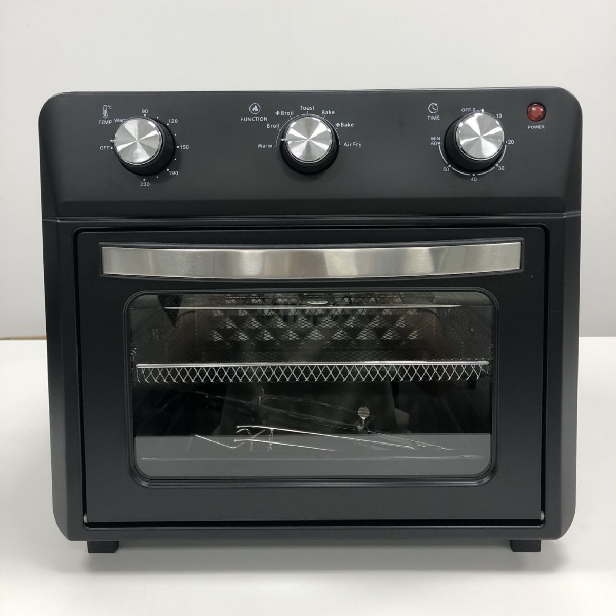 跨境出口家用空气炸锅电烤箱一体多功能新款无烟电炸烤箱透明可视