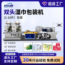 浙江硕源无纺布湿巾机全自动高速折叠双头湿巾机背封加热封口设备