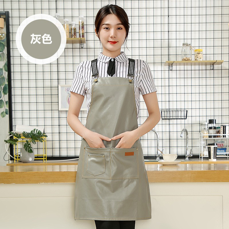 Letra de cinta de cuero impermeable Gris