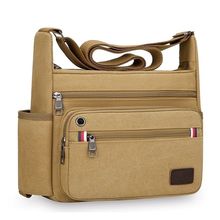 新款工具包劳保包耐磨工地单肩斜挎包大容量旅行包帆布包男包时尚