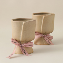 简约北欧ins风创意陶瓷花瓶客厅水养鲜花干花插花装饰餐桌摆件家