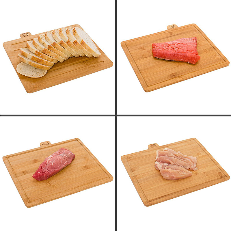 Clasificación de cocina tabla de cortar utensilios de cocina de bambú tabla de cortar clasificación portátil tabla de cortar fábrica