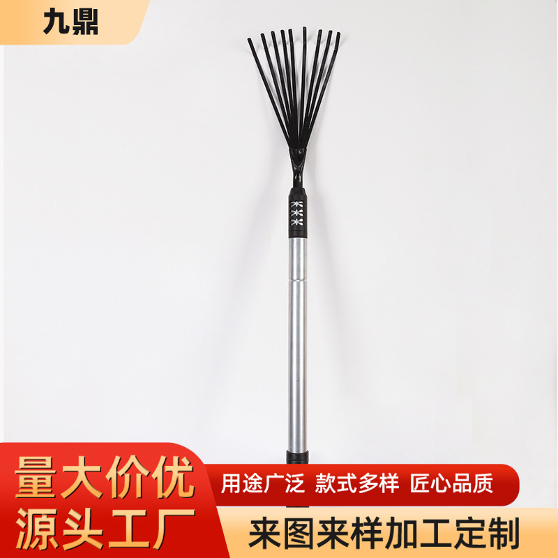 加厚伸缩型园艺工具五件套种花挖土铲子种菜铲锄耙爪特价赶海