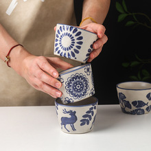 创意陶瓷茶杯围炉煮茶创意喝茶小杯子日式家用品茗杯复古主人单杯