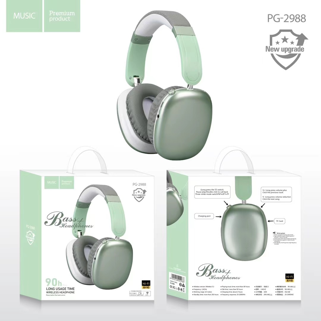 Nuevos productos de comercio exterior PG2988 auriculares Bluetooth inalámbricos verdaderos auriculares estéreo bluetooth fábrica directa
