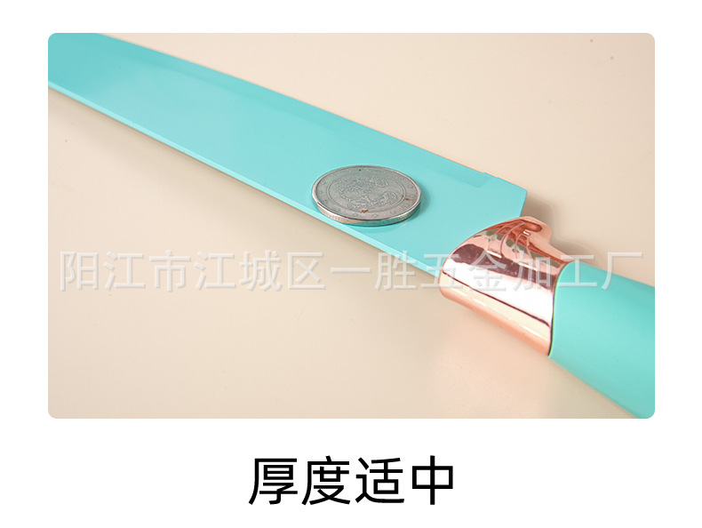 工厂直供厨具刀具套装19件套硅胶厨具套装17件套厨房用具组合套刀详情18