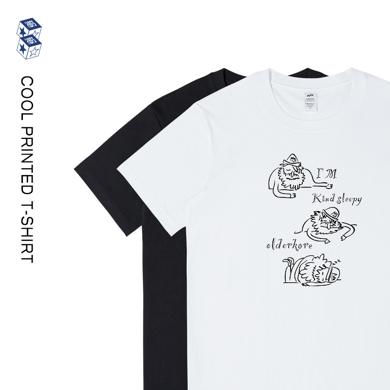 メンズファッションブランド カジュアル半袖 男女兼用 カップル向け シンプル 夏 プリントTシャツ 綿100% ホワイト 万能トップス インスタ映え|undefined