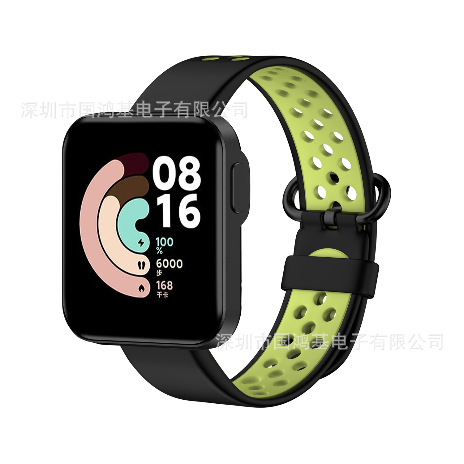 Correas de reloj de silicona estilo pulsera Guohongji compatibles con Xiaomi Redmi Watch 2, Redmi Watch 2 Lite y Redmi de segunda generación.