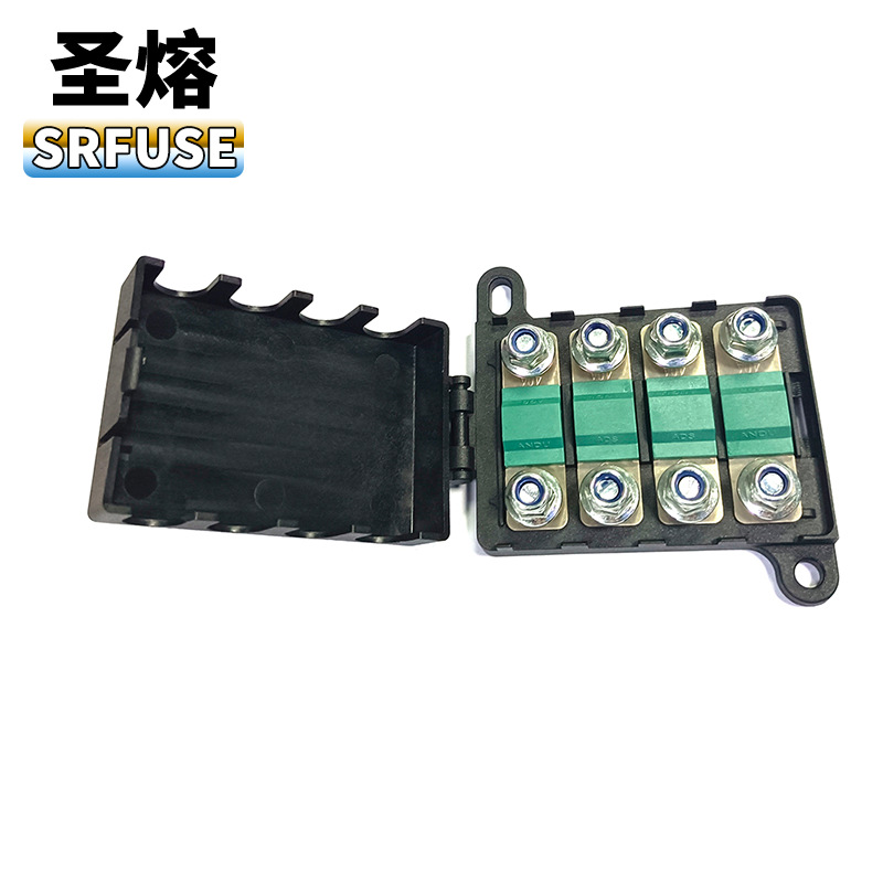圣熔4路叉栓保险丝座 汽车保险座 割草机车载螺栓保险盒