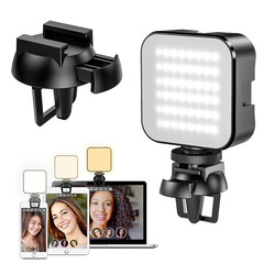 Live streaming beauty makeup light hot shoe clip laptop stand clip tablet extension video fixed phone clip