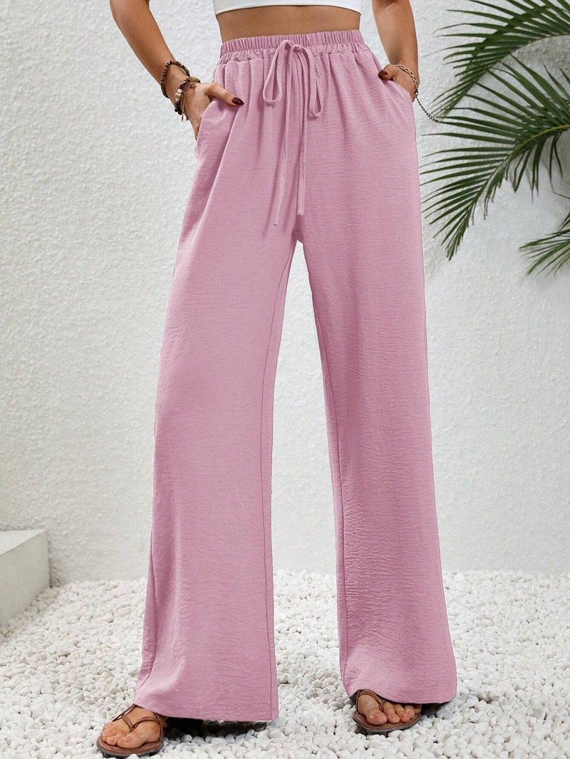 Women's Daily Streetwear Solid Color Full Length Casual Pants Straight Pants display picture 43