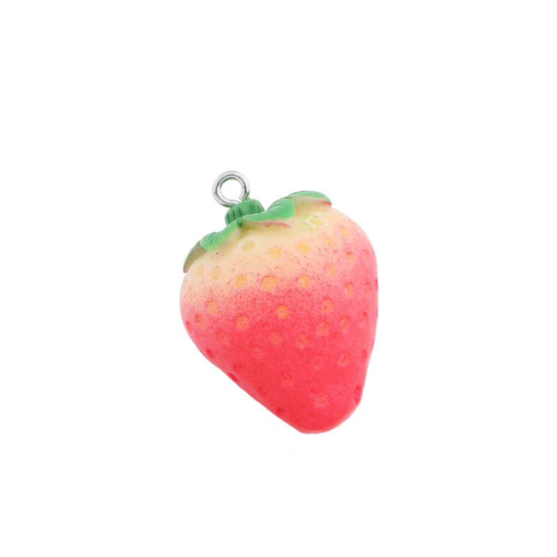 2g Weight Pendant Jewelry Making Type DIY Jewelry Accessories, Earrings, Necklace Classification 1 Piece Quantity Resin Material Bag, Tree, Fruit, Hamburger, Strawberry Pattern Cute Style 1 Piece Resin Bag Tree Fruit Pendant DIY Jewelry Accessories Earrings Necklace 无