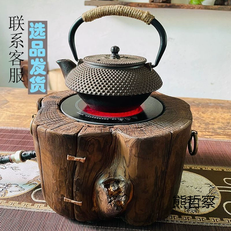 Деревянная колья электрическая глиняная печь для приготовления чайной печи