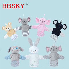 Manufacturer of cute cartoon animal plush toys, including elephants and bears, and soothing blankets