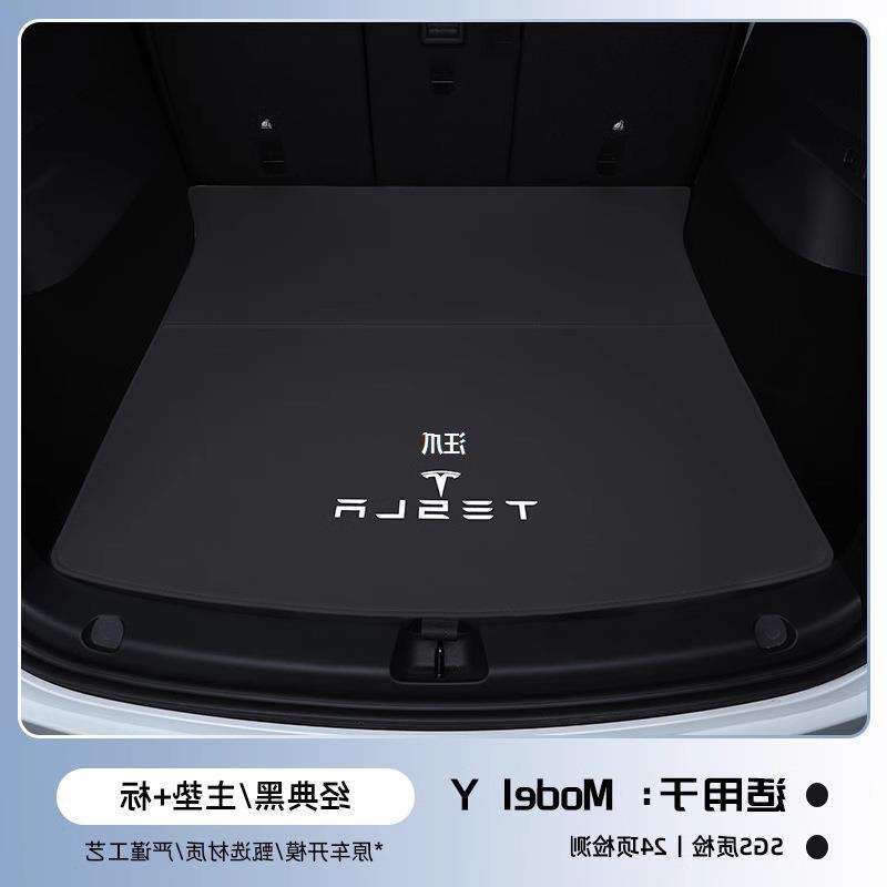 테슬라 모델 야 자동차 트렁크 매트 모델 콩 야 프론트 백업 테일 박스 매트에 적합