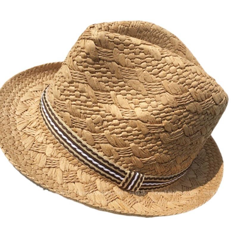 Южная Корея новая лафитовая соломенная шляпа для родителей и детей шляпа от солнца корейский стиль Мужская и женская Подарочная Шляпа Пляжная Солнцезащитная шляпа от солнца лето