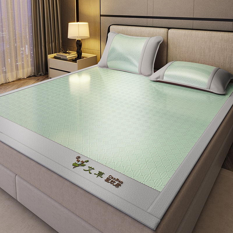 Nueva capa de cama de seda de hielo de verano de clase A 2025 nueva cubierta protectora de colchón todo incluido sábana cubierta de cama de tres piezas