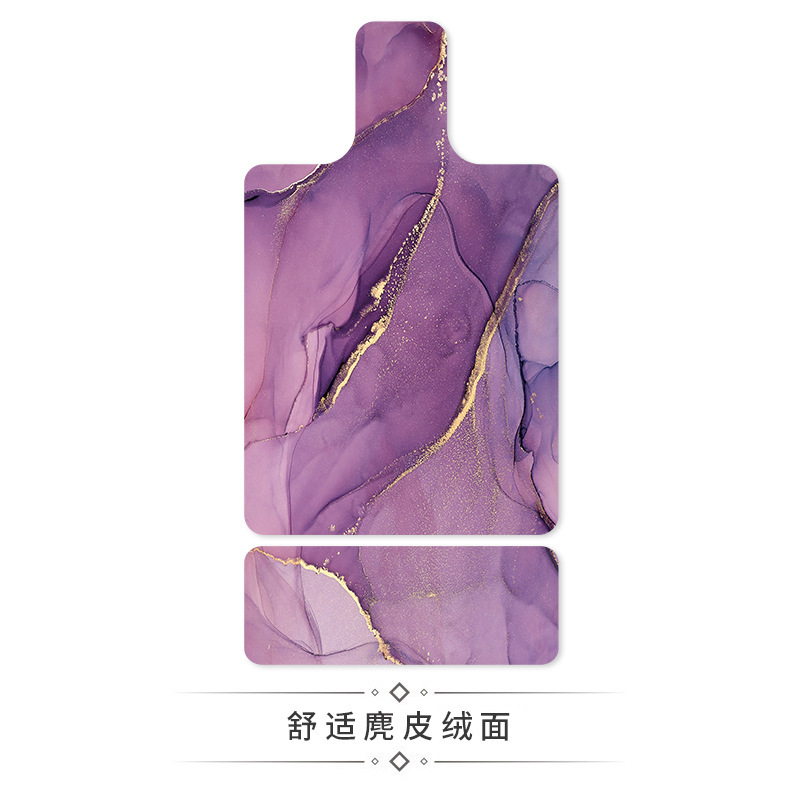 跨境专用麂皮绒普拉提核心床垫吸汗防滑健身垫耐磨pu橡胶瑜伽垫子|undefined