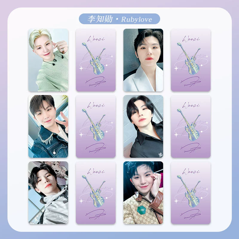 K-pop mini photo card set (Seventeen style) — 6-photo designs, 30-style collectible cards
