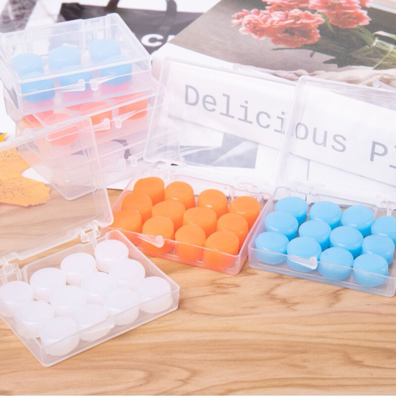 Factory Direct Sales Silicone Mud Earplugs Kidsren's Sleep Earplugs Anti-Noise Reduction Swimming Waterproof 1.4G/Piece