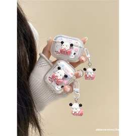 立体箱子小狗适用airpods3耳机套4代男女pro二代airpodspro2保护