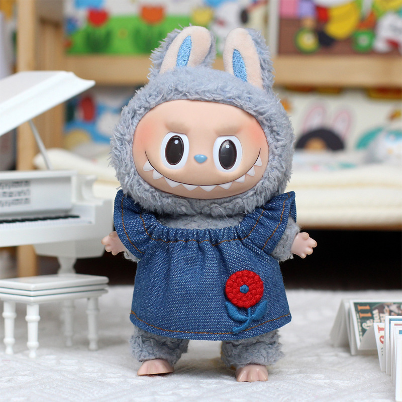 洋服のみ】ラブブベビー服 17cm ラブブ服世代 新作ベビー服コレクション ハートビートマカロン|undefined