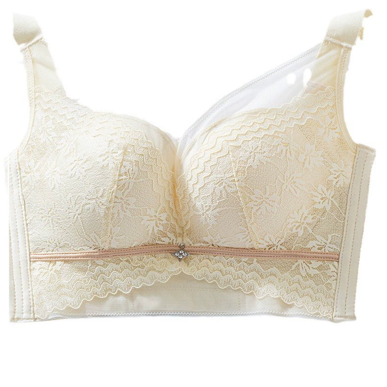 Lace supporting underwear, comfortable breathable wireless bra, wholesale