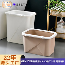 定制垃圾桶壁挂式免打孔家用悬挂厨余果皮收纳桶厨房卫生间储物桶