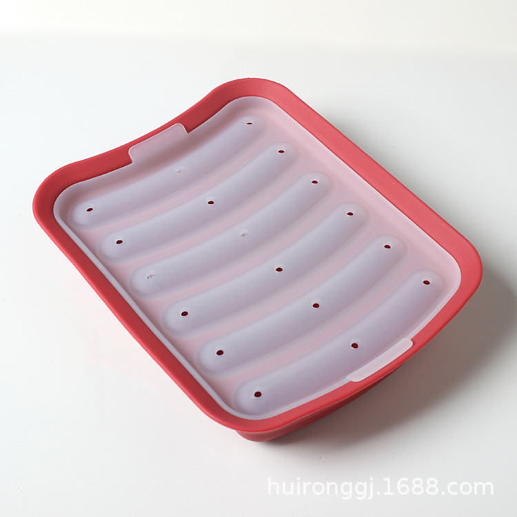 FDA食品級シリコンホットドッグソーセージ金型赤ちゃん補助食自作diyハム腸焙煎金型|undefined