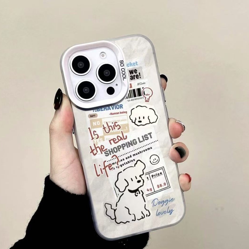 Nuevo lindo graffiti para iPhone 16 funda para teléfono móvil Apple 15promax/14/13pro12 Europa y América 11x