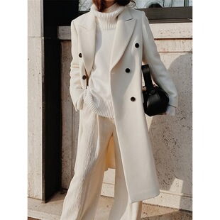 A 52744 Double-breasted Fitted Coat ��ɫ�p�ſ۴��� �羳���l