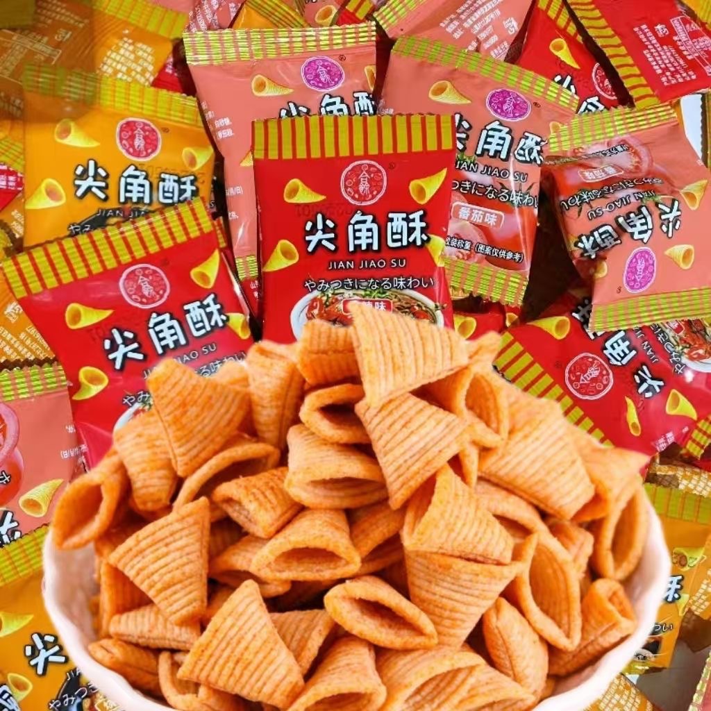 火鍋店は小さいお菓子を待っています。単独で小さい包装をしています。