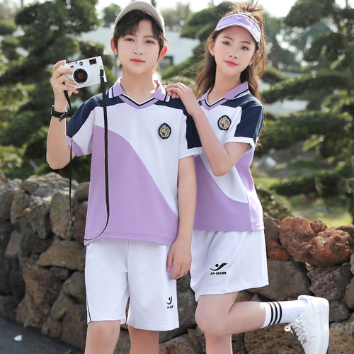 Guoguo's Kindergarten Uniforms, Elementary School Class Uniforms, Summer Children's School Uniforms, Graduation Photos, College Style Sports T-shirts