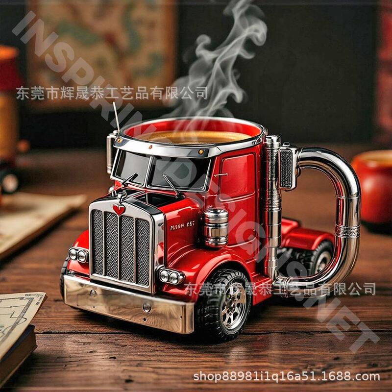 国境を越えたアマゾンの爆発物Semi-Truck Coffee Mugsセミトレーラーコーヒーカップ|undefined
