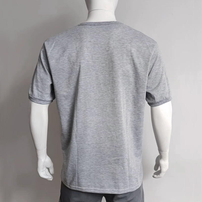 Men's Solid Color T-shirt Men's Clothing display picture 11