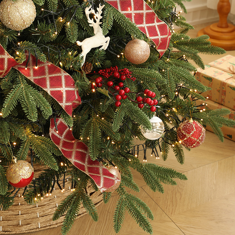 Nuevo paquete de árbol de Navidad de PE híbrido de lujo cifrado decoración para el hogar decoración de atmósfera decoración de gran tamaño