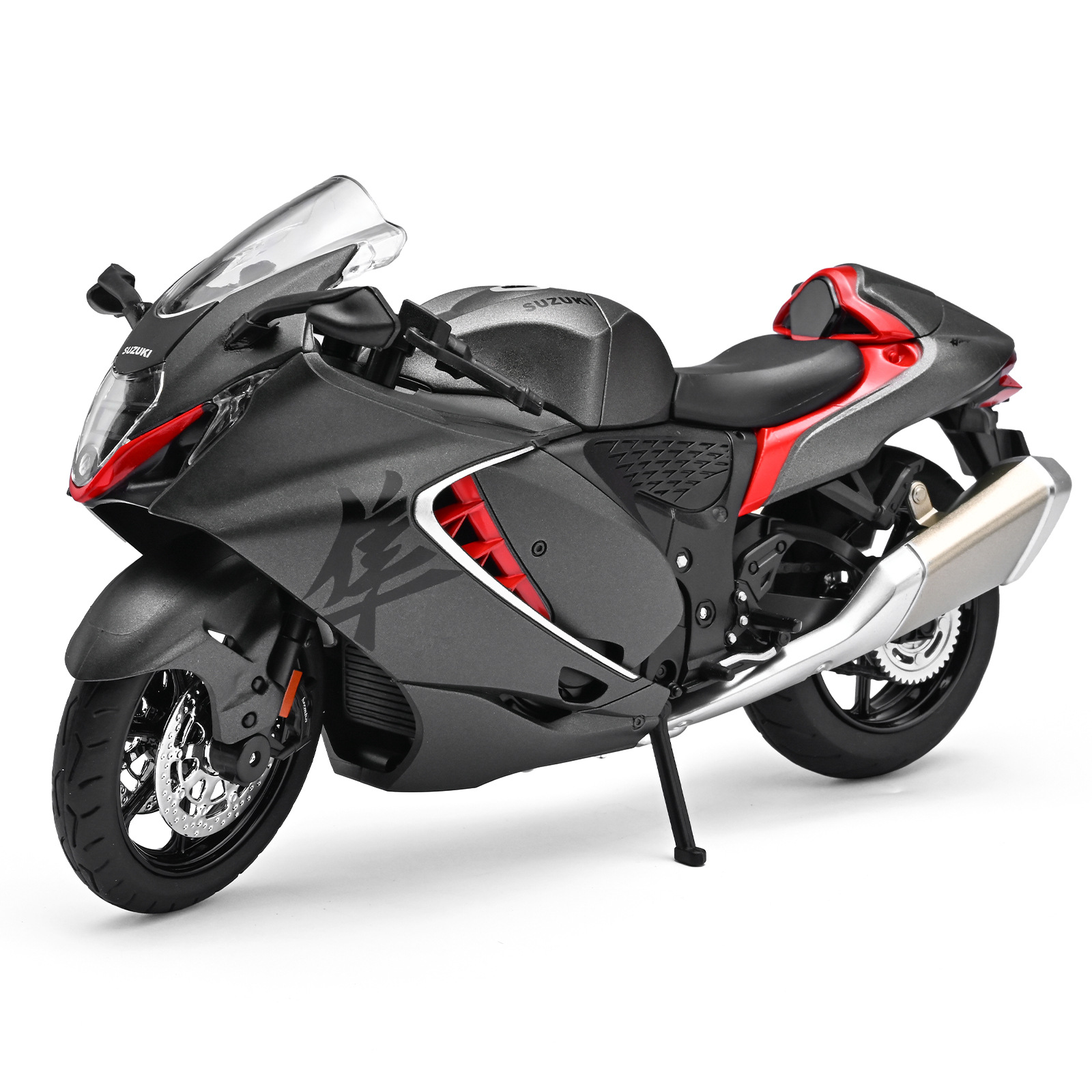 Modelo de motocicleta de aleación 1:12, motocicleta Chuanqi, simulación de amortiguador, dirección, coche de juguete para niños, caja ciega transfronteriza, dropshipping