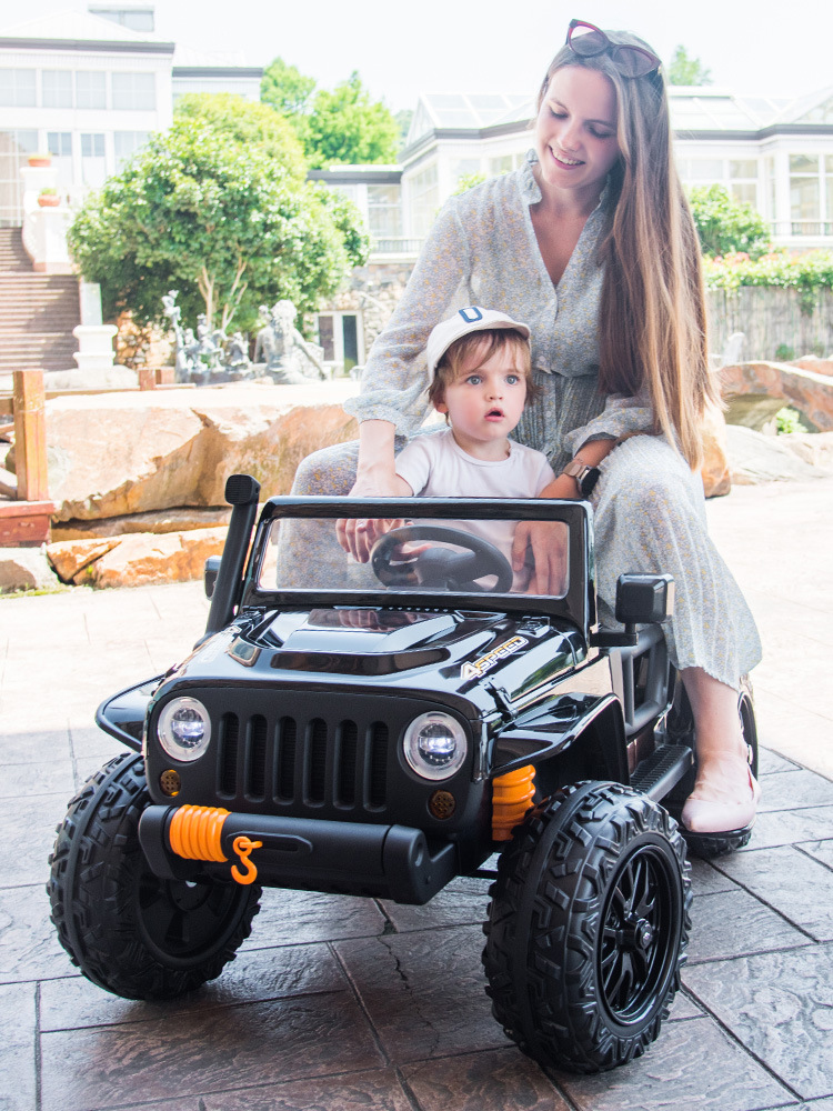 Children's electric car four-wheeled wit...