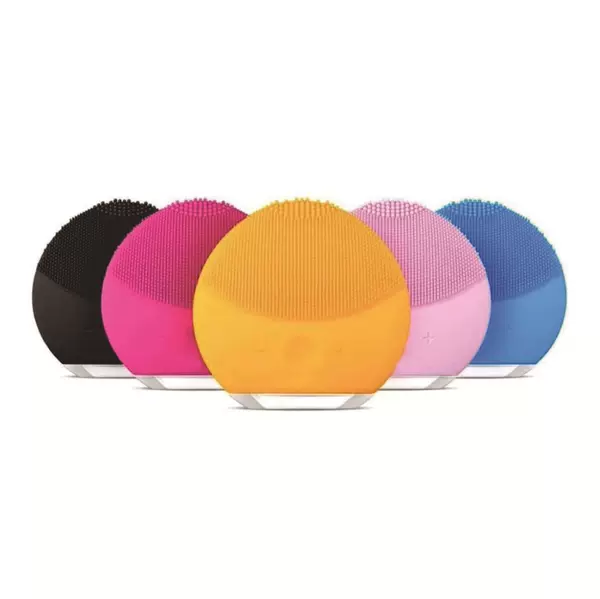 Ultrasonic Electric Facial Cleanser Silicone Vibration Massage Electric Facial Cleanser Massager Vibration Cleans Pores