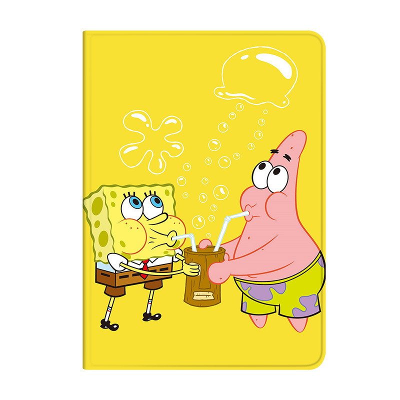 IPad10 funda protectora air45 pro11-inch de silicona ipad10.2 con ranura de la pluma mini6 dibujos animados 3 suave 12,9 Shell