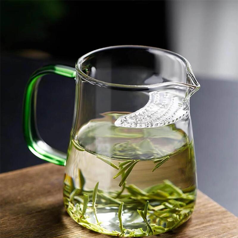 High-Temperature Resistant Fair Cup Simple Tea Brewing Cup Large Capacity Tea Brewing Fair Cup for Home Use with Filter Tea Water Separator