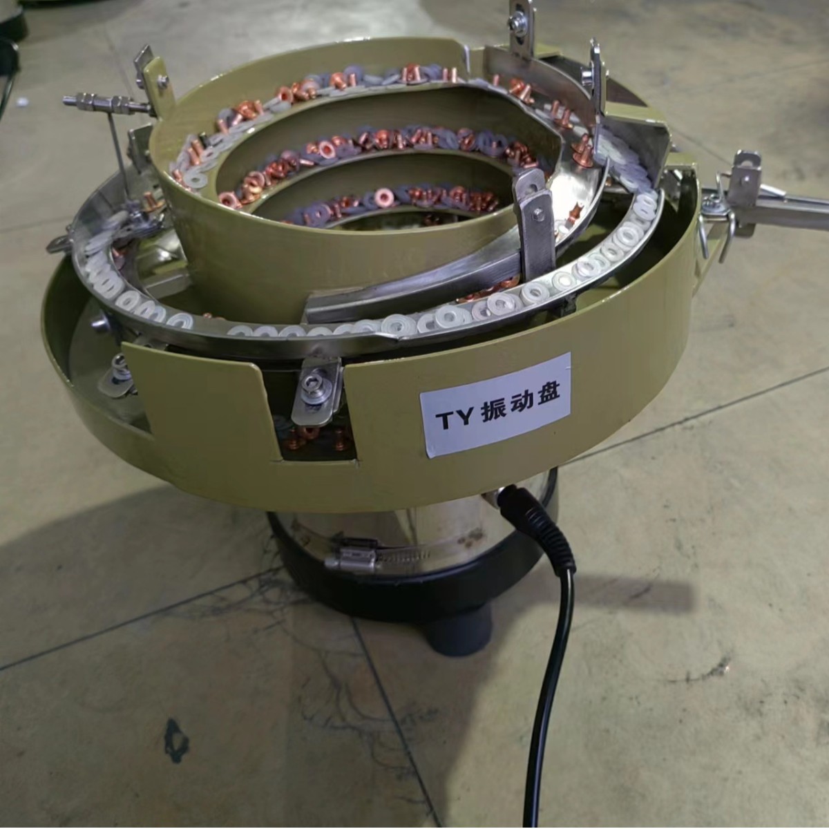 不锈钢制笔机械震动盘 自动化震动盘送料机 塑料五金震动盘纽扣震