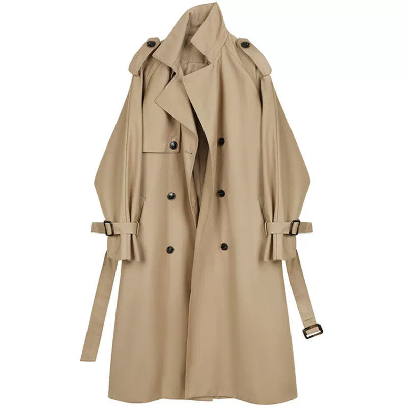 Модный хаки демисезонный trench coat, куртка для отдыха, корейский стиль