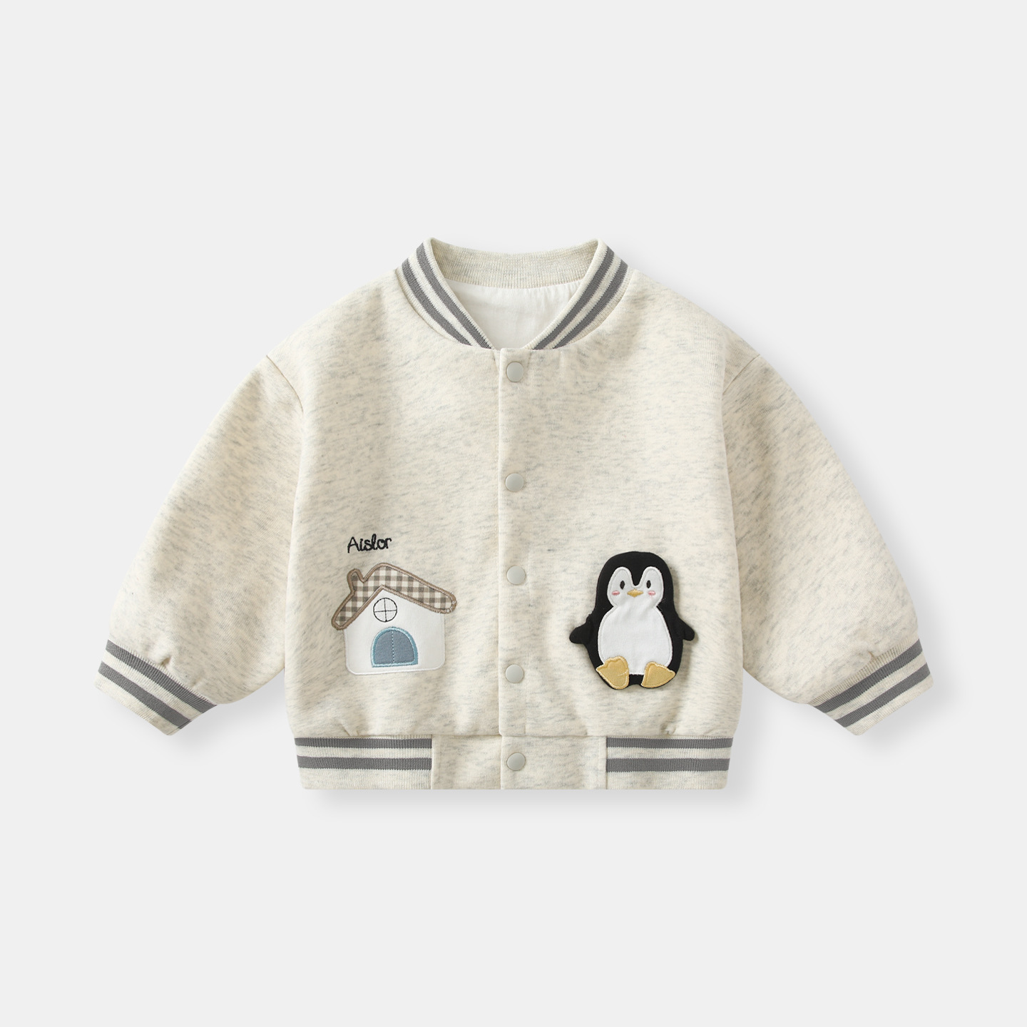 2026 New Style Autumn Outerwear for Baby Boys - Children's Baseball Jacket Top for Spring and Autumn - Boys' Infant Jacket Outerwear
